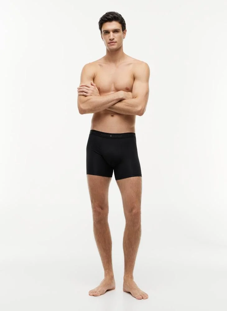 Tommy Hilfiger  3-Pack Signature Logo Pima Boxer Briefs for Men | Best Price UAE